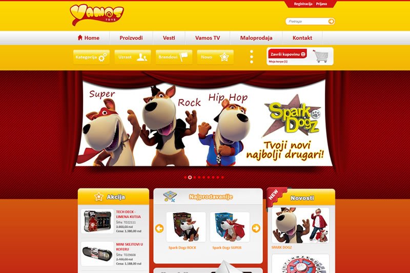 Izrada Internet prodavnice za prodaju decjih igracaka